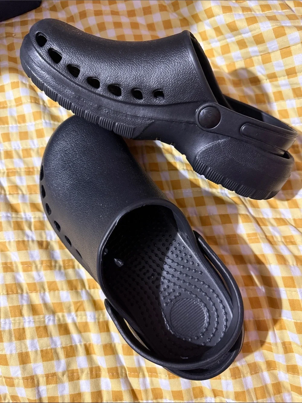 NWOB Women’s Black Slip-On Comfort Sandals - Easy Everyday Clogs